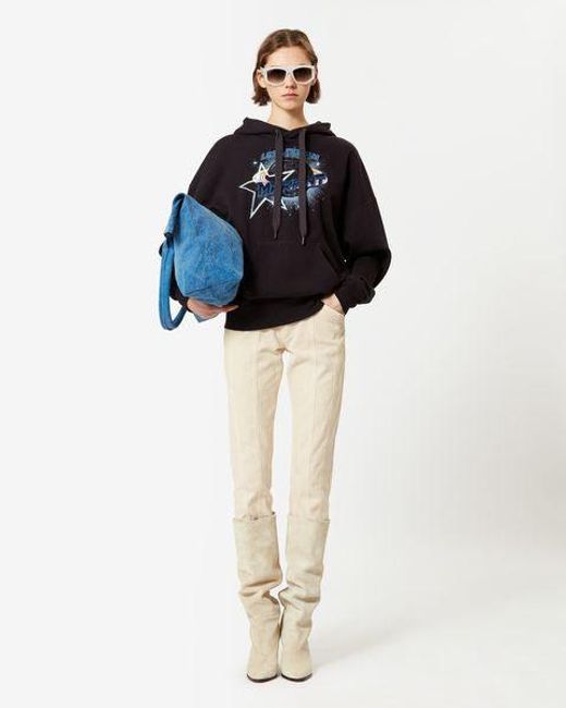 Sudadera Con Capucha Oversize Mansel Isabel Marant de color Black