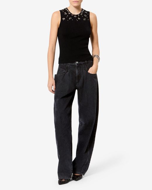 Isabel Marant Black Lisha Pants