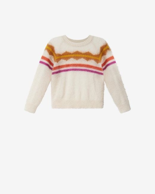 Isabel Marant White Monette Mohair Sweater