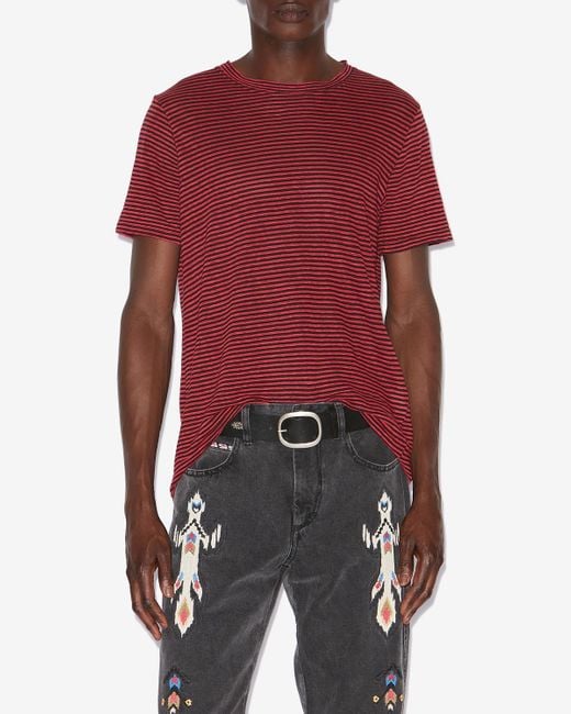 Isabel Marant Red Top 'Leon' for men