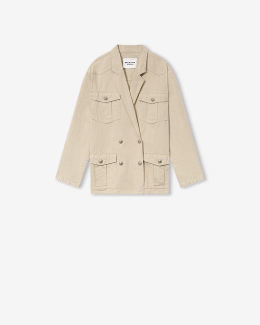 Isabel Marant White Nevala Jacket