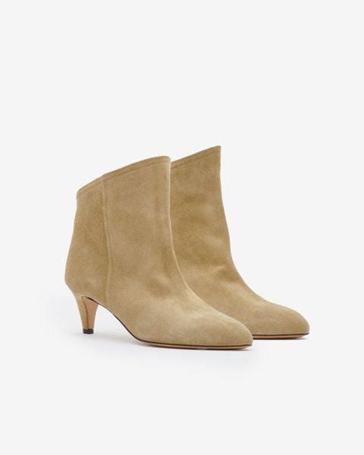 Isabel Marant Natural Dripi Low Boots