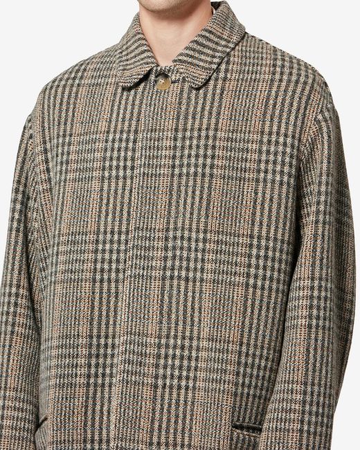 Isabel Marant Gray Franco Coat for men