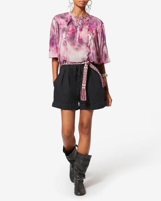 Isabel Marant Black Nirma Shorts