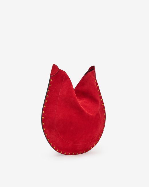 Isabel Marant Red Oskan Hobo Soft Bag