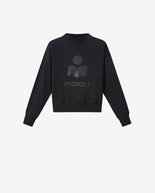 Isabel Marant Black Glitter Sweatshirt Moby