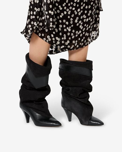 Isabel Marant Black Lezra High Boots