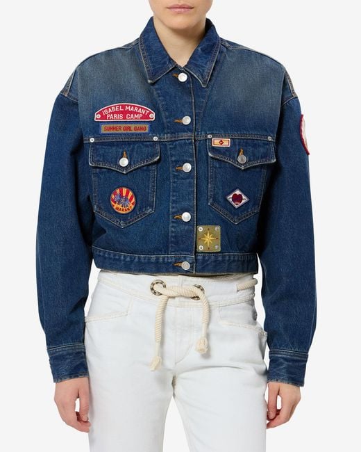 Isabel Marant Blue Demia Jacket