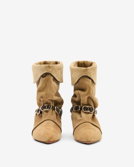 Isabel Marant Natural Edrik Rings Boots
