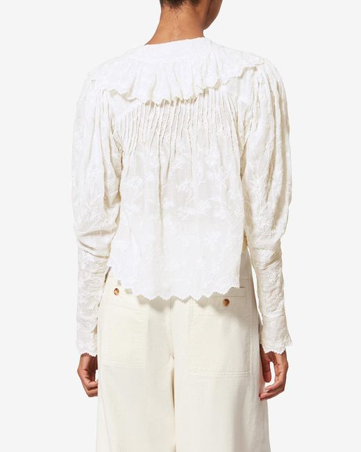 Isabel Marant White Zelly Top
