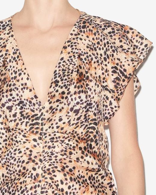 Isabel Marant White Lonea Top