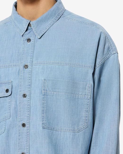 Isabel Marant Blue Vittorio Shirt for men