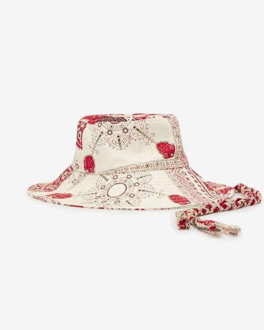 Isabel Marant Red Delya Hat