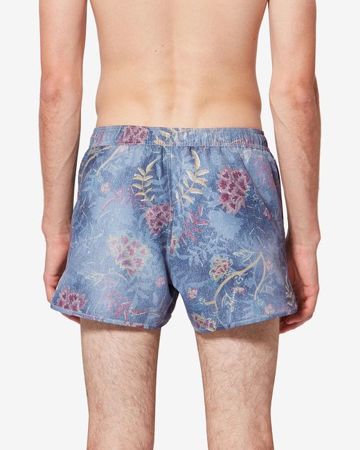 Isabel Marant Blue Vicente Swim Shorts for men