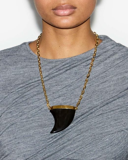 Collier Ellen Isabel Marant en coloris Gray