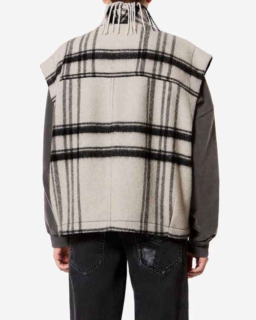 Isabel Marant White Ginesa Wool Cardigan