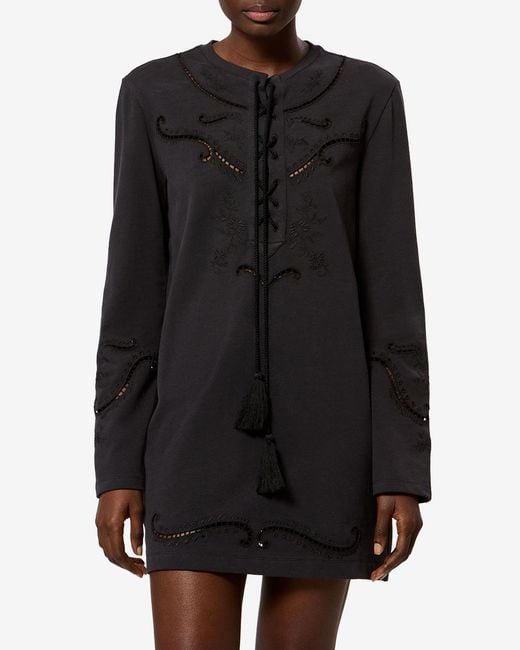 Isabel Marant Black Elka Dress