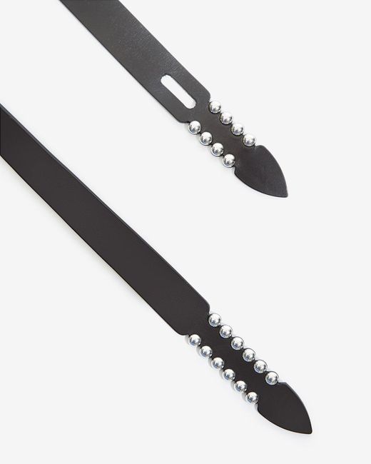 Isabel Marant Black Lecce Leather Belt
