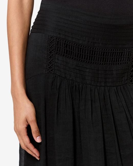Isabel Marant Black Pylka Skirt