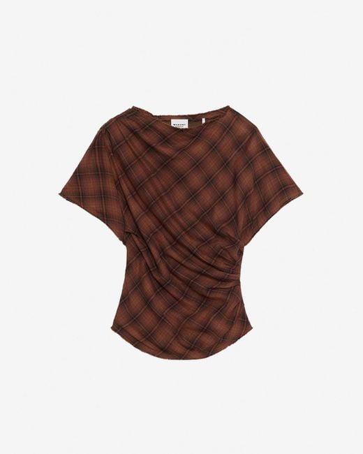 Isabel Marant Brown Neyela Top