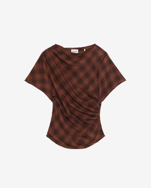 Top Neyela di Isabel Marant in Brown