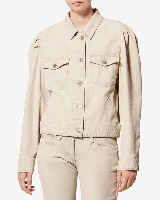 Isabel Marant White Bolineav Jacket