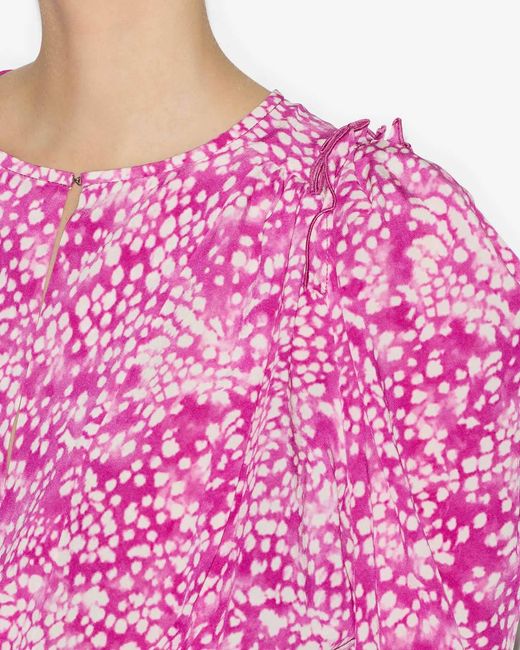Isabel Marant Pink Zarga Blouse