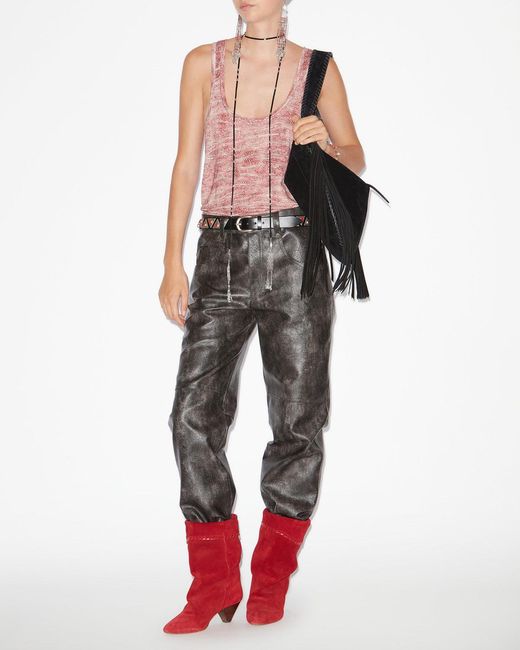 Isabel Marant Gray Coralea Pants
