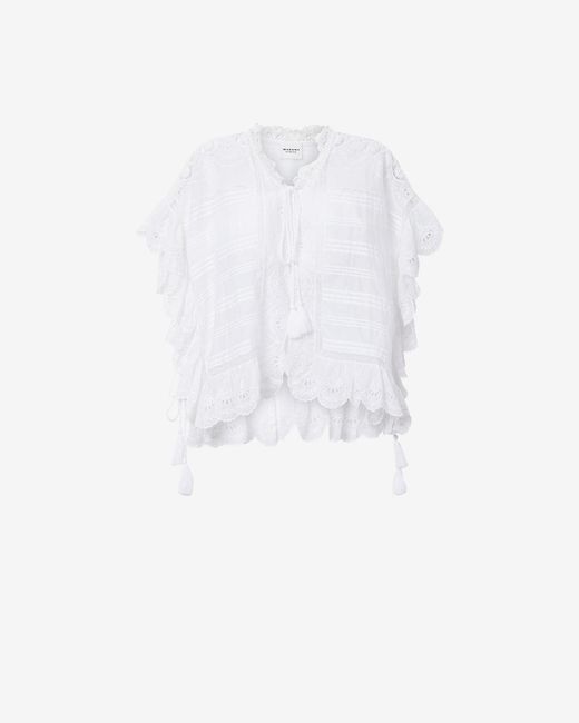 Isabel Marant White Payton Top