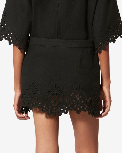 Isabel Marant Black Blouma Skirt