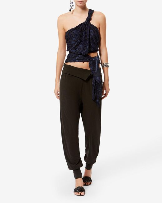 Isabel Marant Blue Leyda Top
