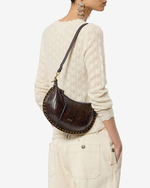 Isabel Marant White Oskan Moon Bag