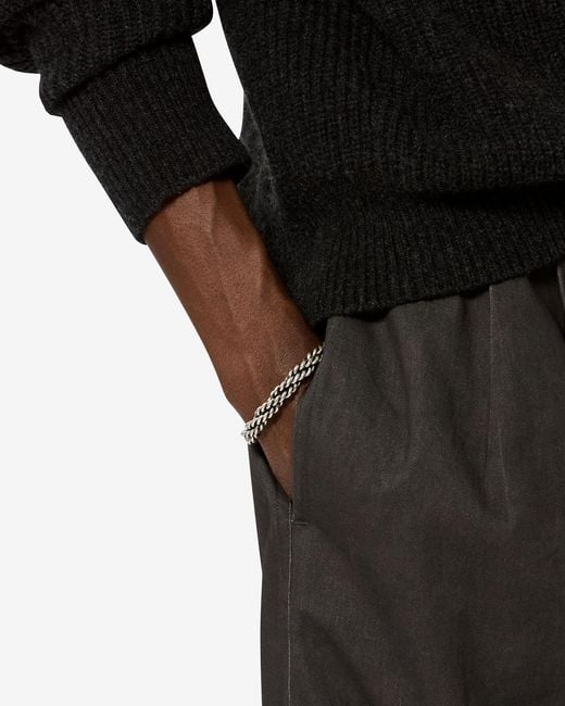 Isabel Marant Black Matheo Bracelet for men