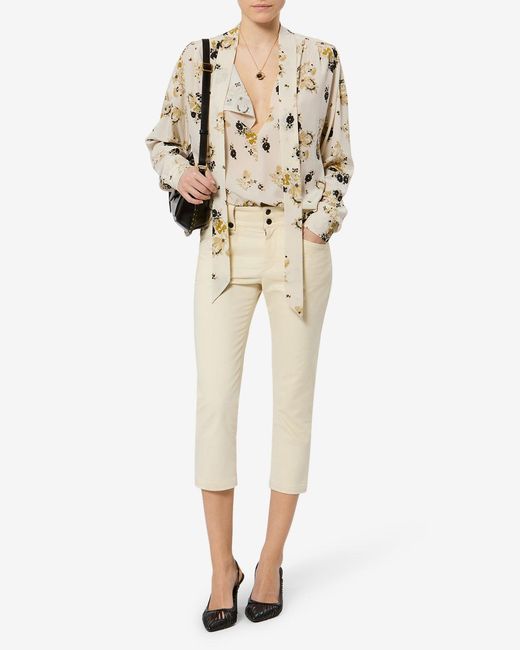 Isabel Marant White Fedry Top