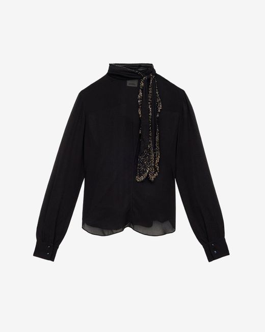 Isabel Marant Black Top Elaura Top