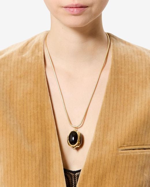 Isabel Marant Natural Hanae Long Necklace