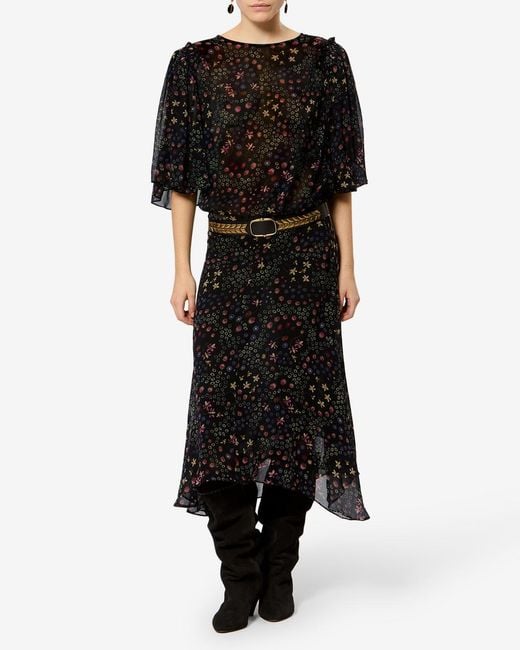 Isabel Marant Black Firda Dress