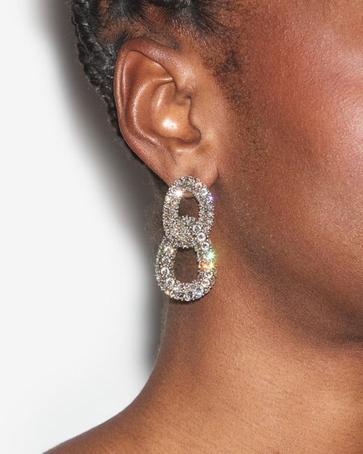 Isabel Marant White Funky Ring Earrings
