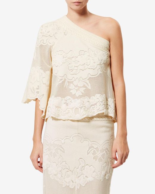 Isabel Marant White Shilo Top