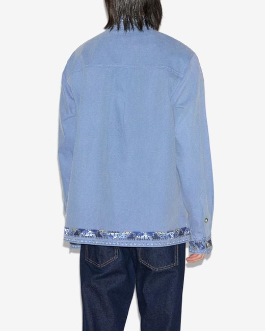 Isabel Marant Blue Rudy Jacket for men