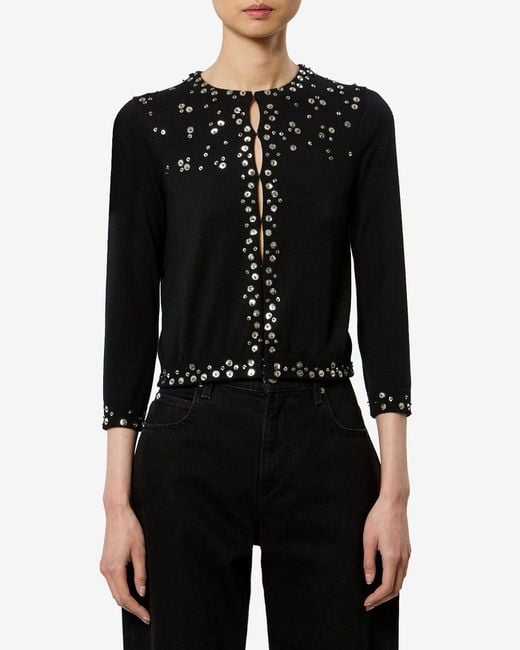 Isabel Marant Black Amaria Cardigan