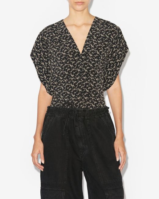 Isabel Marant Black Delocia Top