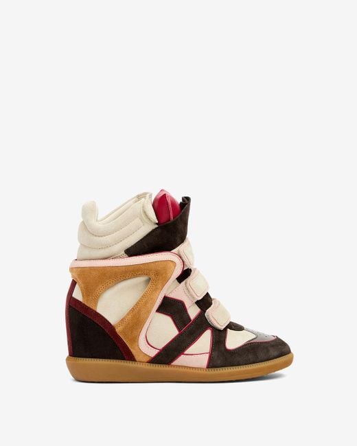 Isabel Marant Red Bekett Sneakers