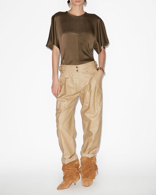 Isabel Marant Brown Karlita Top