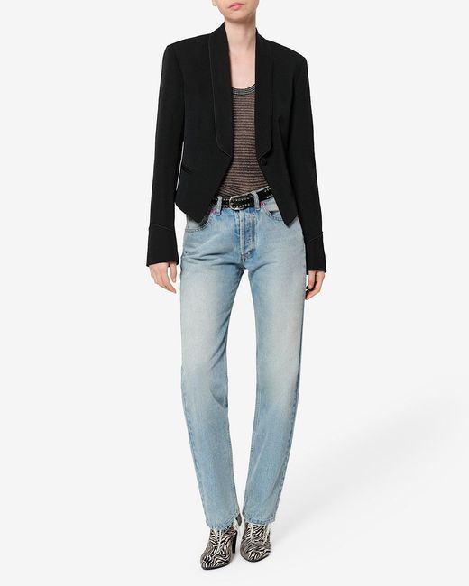 Isabel Marant Black Pialena Wool Jacket