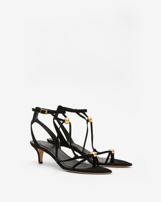 Isabel Marant White Olya Sandals