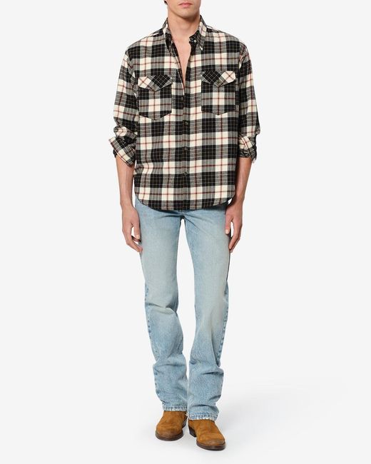 Isabel Marant White Saul Shirt for men