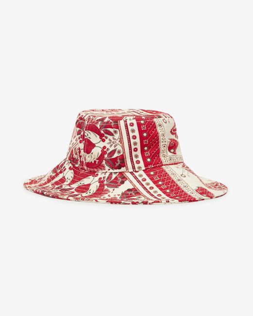 Isabel Marant Red Delya Hat
