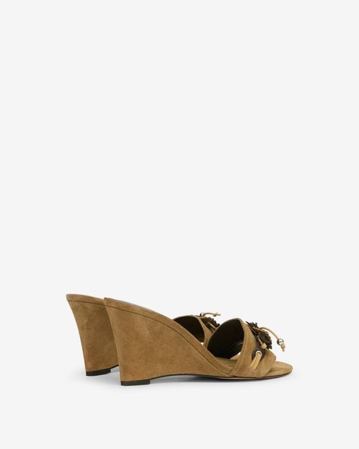 Isabel Marant Gray Anee Sandals
