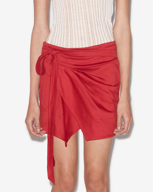 Jupe Berenice Isabel Marant en coloris Red